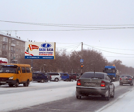 Фотография рекламного носителя, тип: Билборд 3x6, адрес: Мельничная ул., д.126а, Омск, Омская область, Россия. Сторона В №606211