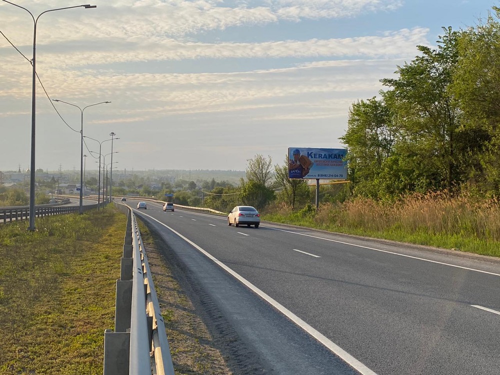 Фотография рекламного носителя, тип: Билборд 3x6, адрес: Стройкерамика пос., Самара – Бугуруслан а/д., Самара, Самарская область, Россия. Сторона A №958325
