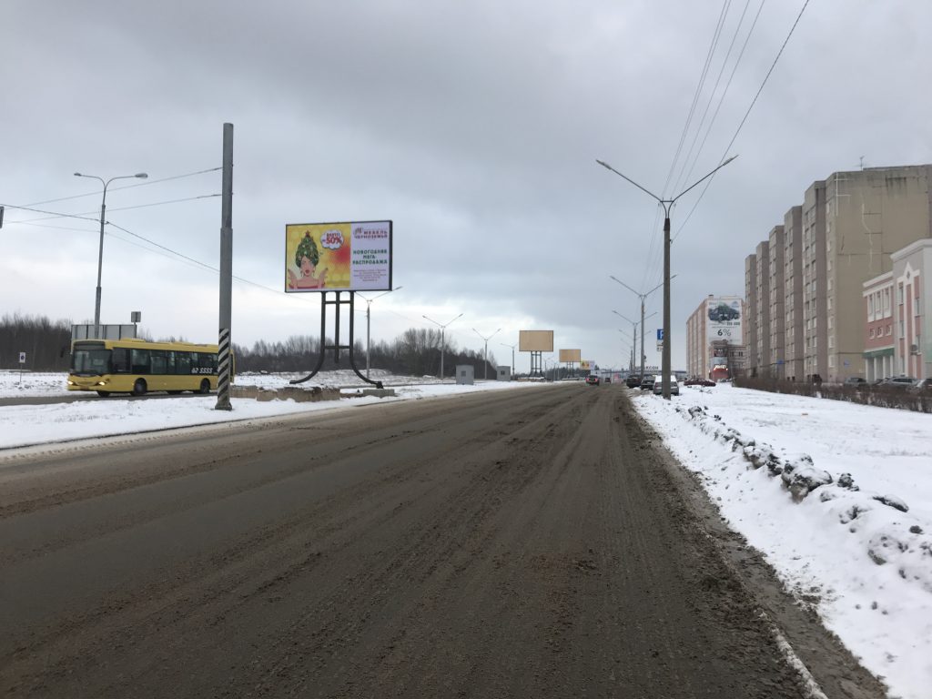 Фотография рекламного носителя, тип: Билборд 3x6, адрес: Октябрьский пр-т., разделительная полоса напротив д.73, Череповец, Вологодская область, Россия. Сторона А1 №855451