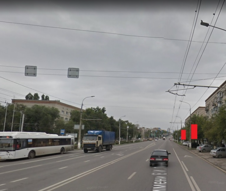 Фотография рекламного носителя, тип: Панель-кронштейн, адрес: Ленина пр-т., поз.5, Волгоград, Волгоградская область, Россия. Сторона A №1096141