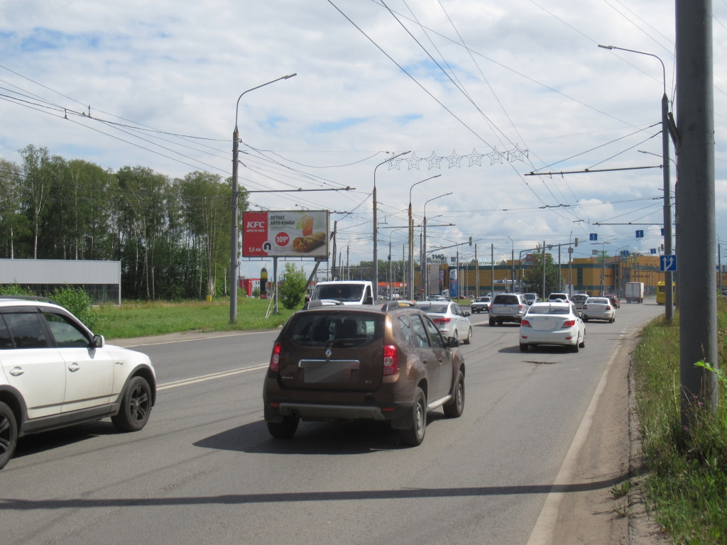 Фотография рекламного носителя, тип: Билборд 3x6, адрес: Ленинградский пр-т., 500м до ТРЦ РИО, Ярославль, Ярославская область, Россия. Сторона Б №532956