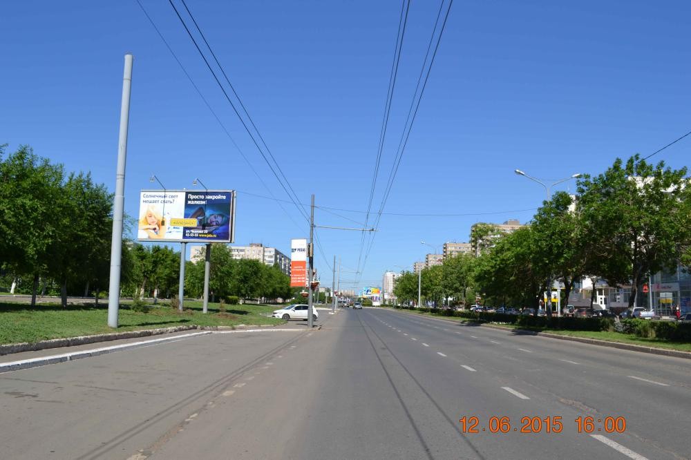 Фотография рекламного носителя, тип: Билборд 3x6, адрес: Чкалова ул., д.8, Оренбург, Оренбургская область, Россия. Сторона B №647373