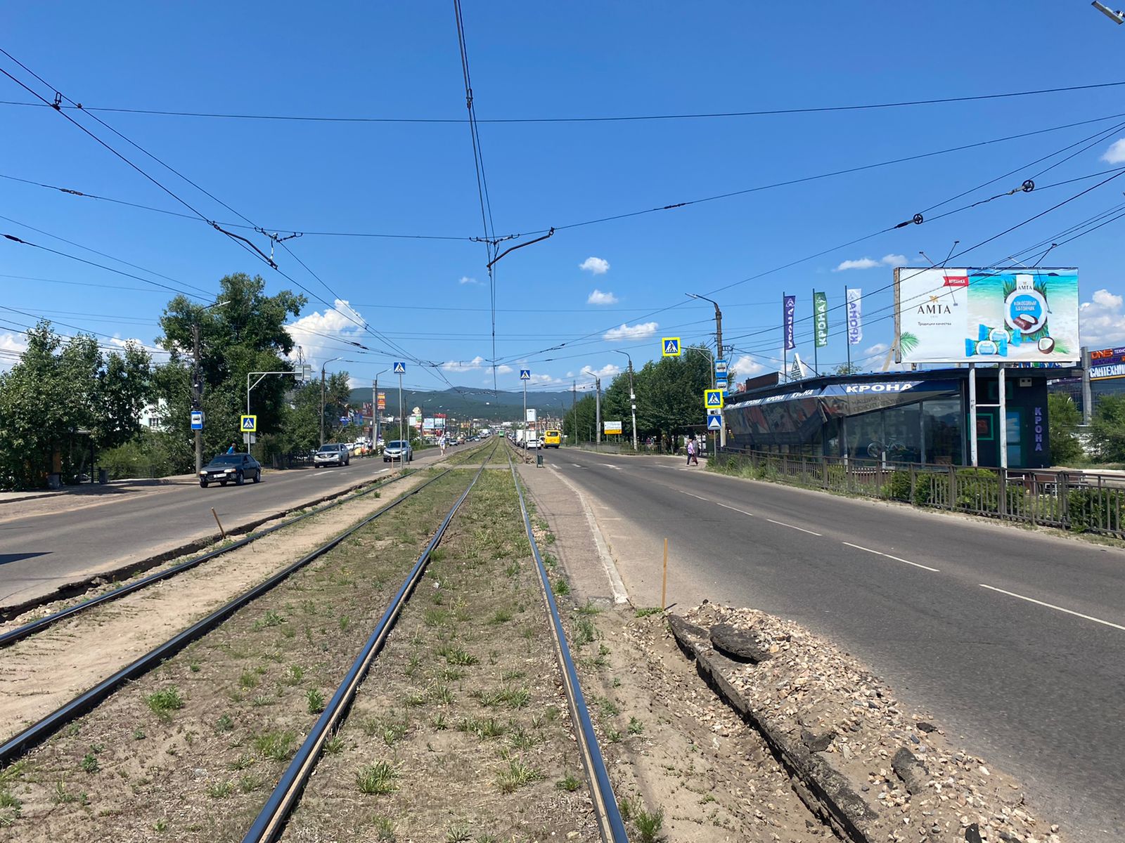 Фотография рекламного носителя, тип: Билборд 3x6, адрес: Автомобилистов пр-т., д.21Б, Улан-Удэ, Республика Бурятия, Россия. Сторона A №615025