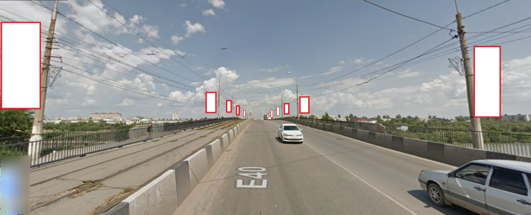 Фотография рекламного носителя, тип: Панель-кронштейн, адрес: Героев Сталинграда пр-т., мост ВДСК, Волгоград, Волгоградская область, Россия. Сторона А №1097353