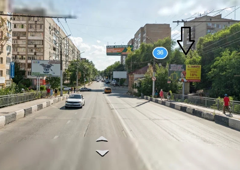 Фотография рекламного носителя, тип: Билборд 3x6, адрес: Чернышевского ул. Х Глебучев Овраг ул., Саратов, Саратовская область, Россия. Сторона А №547618