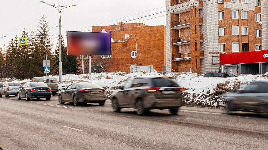 Фотография рекламного носителя, тип: Билборд 3x6, адрес: М. Павлова ул., Дом ветеранов, Чебоксары, Республика Чувашия, Россия. Сторона A №740869
