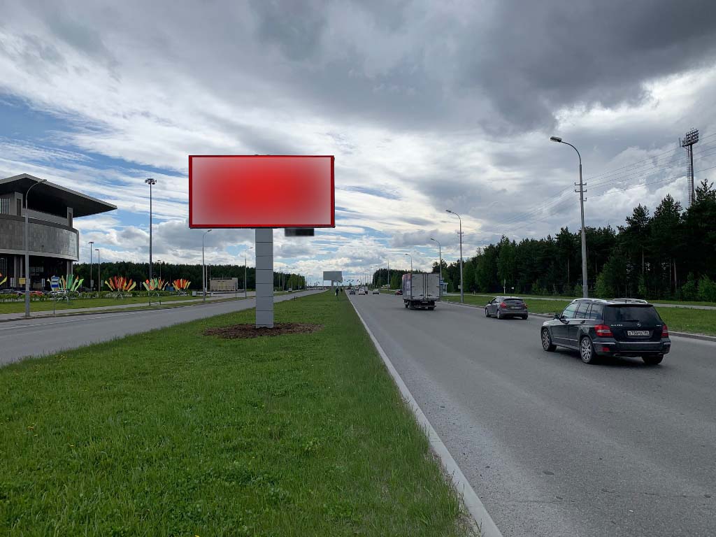 Фотография рекламного носителя, тип: Билборд 3x6, адрес: Югорский тракт Х Флегонта Показаньева ул., Сургут, Ханты-Мансийский автономный округ – Югра, Россия. Сторона А №960076