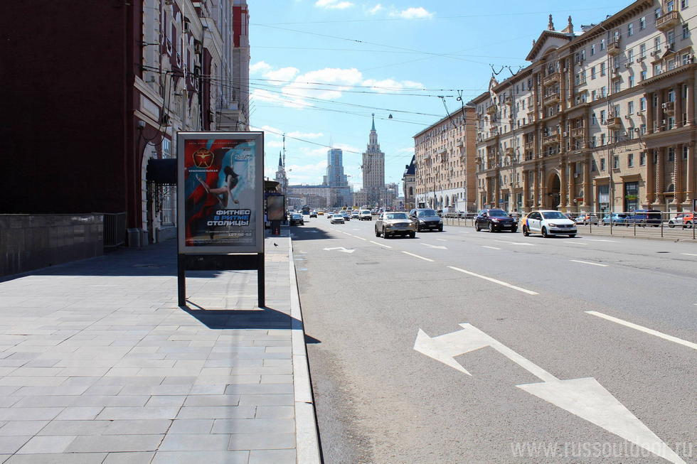 Фотография рекламного носителя, тип: Ситиформат 1.8x1.2, адрес: Краснопрудная ул., д.18, Москва, Россия. Сторона Б №435921