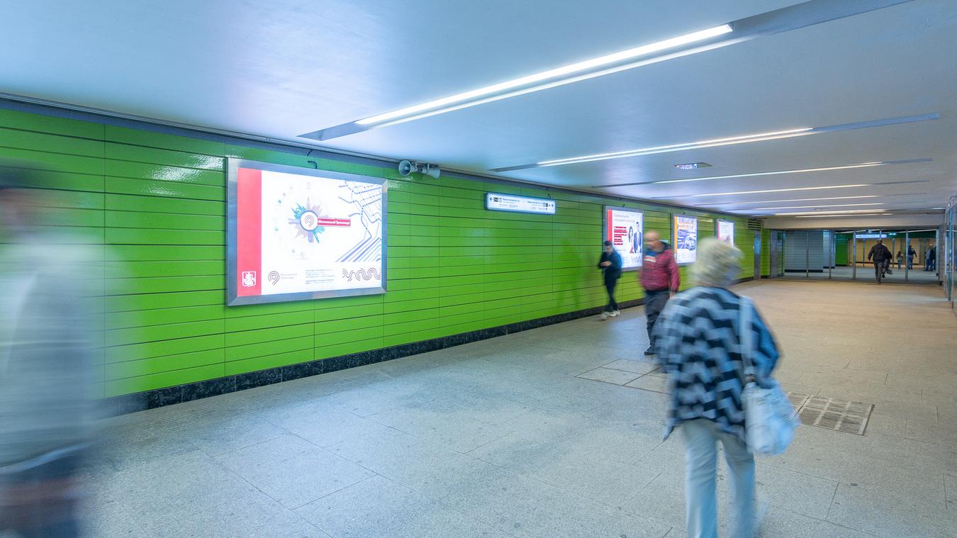 Фотография рекламного носителя, тип: Лайтбокс, адрес: Станция метро «Лермонтовский проспект», линия Таганско-Краснопресненская, Москва, Россия. Сторона/вариант 13 №821981