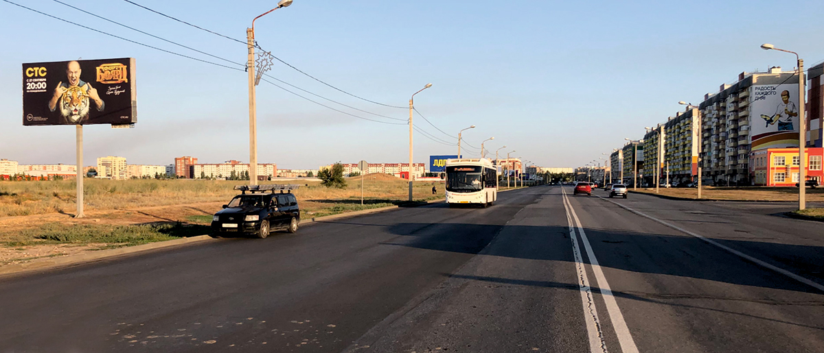 Фотография рекламного носителя, тип: Билборд 3x6, адрес: Карбышева ул. Х Александрова ул., Волжский, Волгоградская область, Россия. Сторона Б №583719