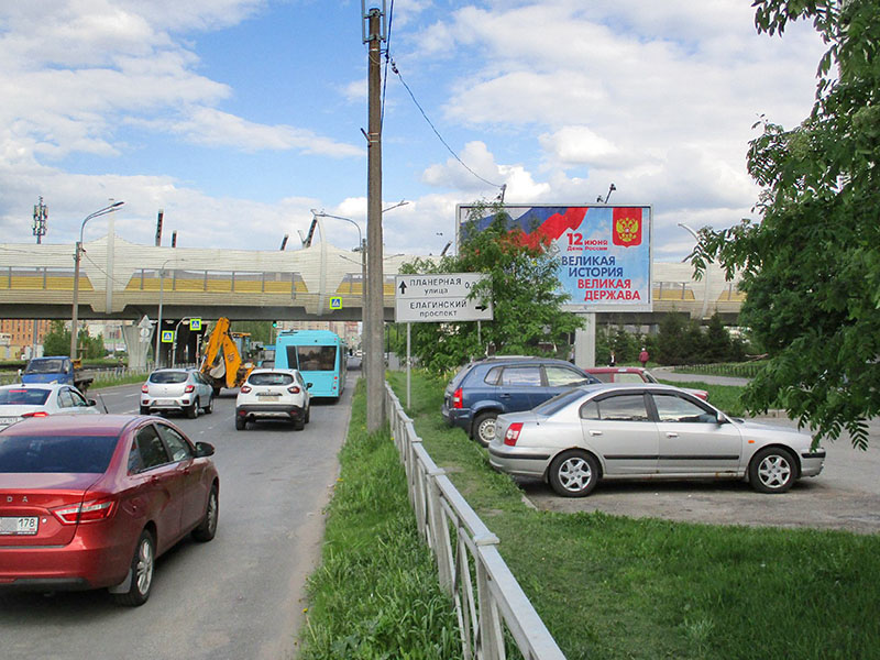 Фотография рекламного носителя, тип: Билборд 3x6, адрес: Камышовая ул., д.28, корп.1, Санкт-Петербург, Россия. Сторона А №639210