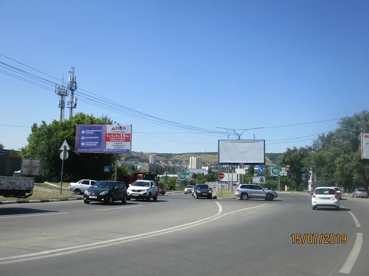 Фотография рекламного носителя, тип: Билборд 3x6, адрес: Навашина ул. Х Техническая ул., Саратов, Саратовская область, Россия. Сторона Б №554415