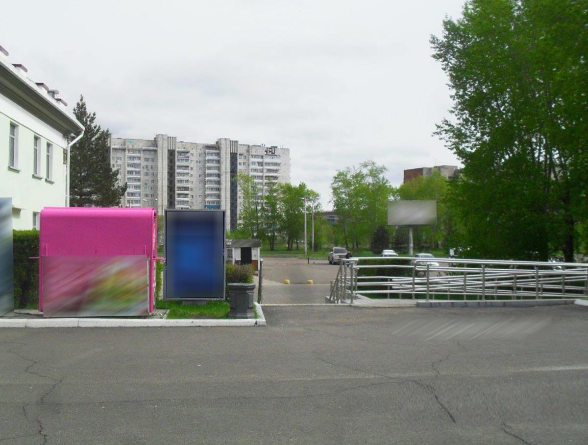 Фотография рекламного носителя, тип: Ситиформат 1.8x1.2, адрес: Магистральное ш., д.2, привокзальная пл., поз.4, Комсомольск-на-Амуре, Хабаровский край, Россия. Сторона Б №987267