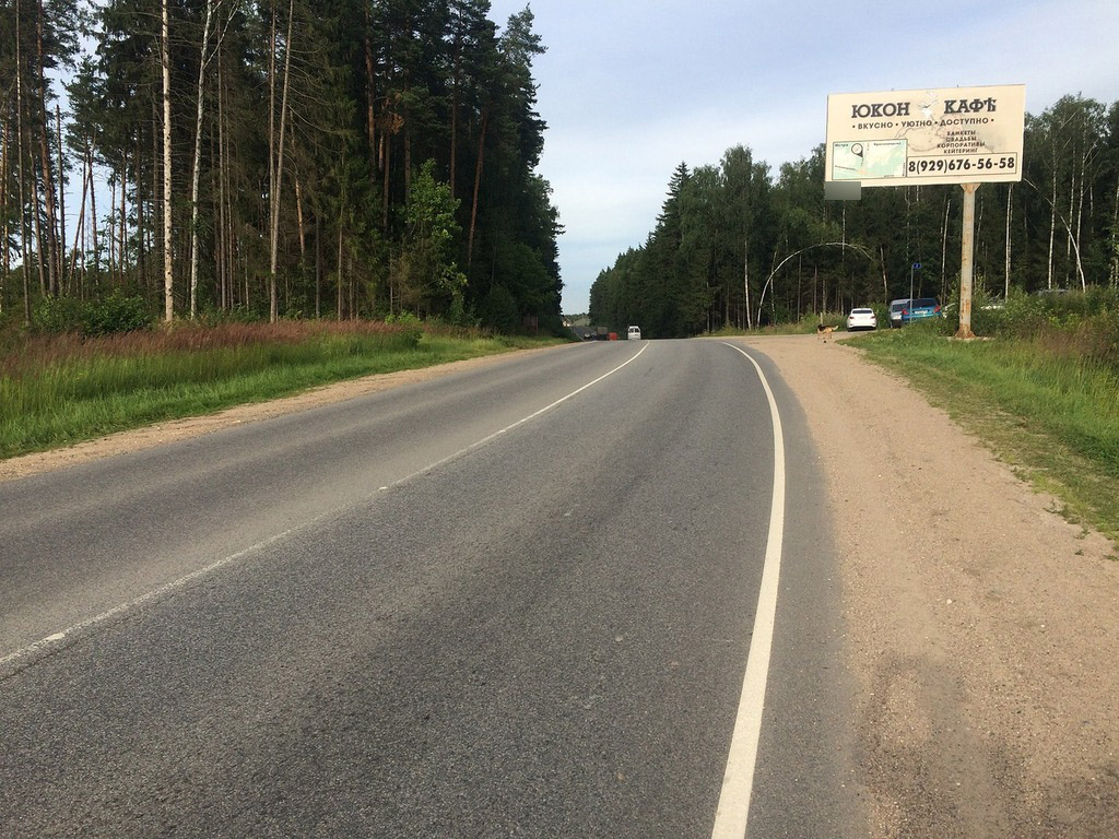 Фотография рекламного носителя, тип: Билборд 3x6, адрес: Красновидово-2 пос., 200м после въезда, Истра, Московская область, Россия. Сторона А №565036