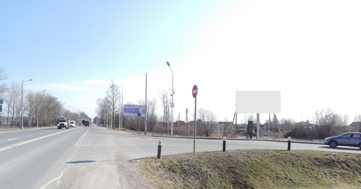 Фотография рекламного носителя, тип: Билборд 3x6, адрес: Неелово дер., поз.5, Псков, Псковская область, Россия. Сторона А №626672