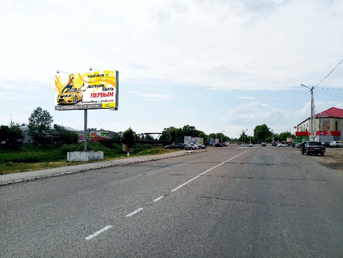 Фотография рекламного носителя, тип: Билборд 3x6, адрес: Михайлов г., Победы ул., набережная, Рязань, Рязанская область, Россия. Сторона Б №804206