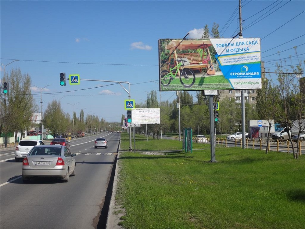 Фотография рекламного носителя, тип: Билборд 3x6, адрес: Строителей пр-т. Х Академика Антонова ул., поз.1, Саратов, Саратовская область, Россия. Сторона А №1047751