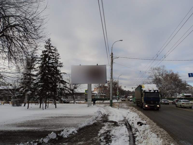 Фотография рекламного носителя, тип: Билборд 3x6, адрес: Луначарского ул. Х Сурская ул., д.6, Пенза, Пензенская область, Россия. Сторона Б №571044