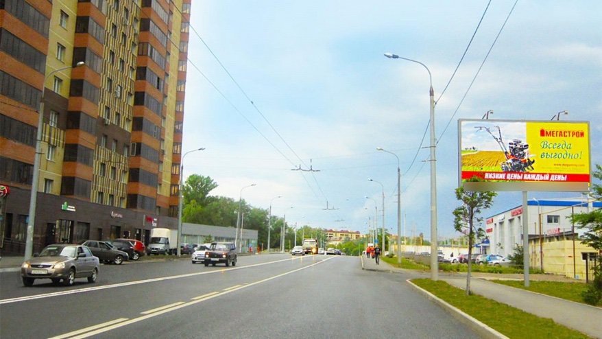 Фотография рекламного носителя, тип: Билборд 3x6, адрес: Восстания ул., д.112, Казань, Республика Татарстан, Россия. Сторона А №761055