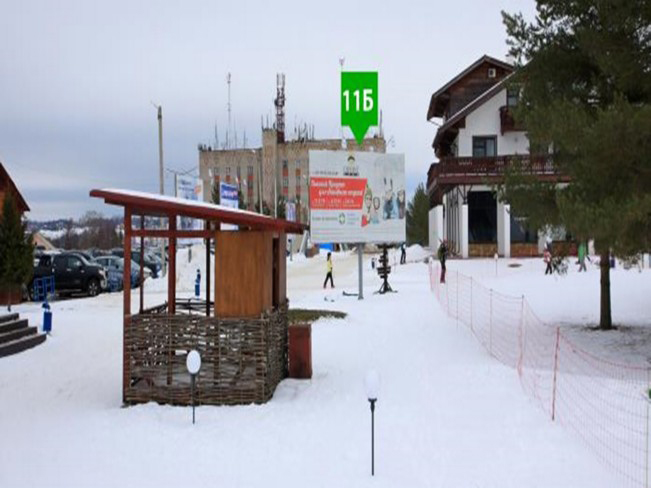 Фотография рекламного носителя, тип: Билборд 3x6, адрес: Троицкая ул., д.1, поз.8, Яхрома, Московская область, Россия. Сторона Б №543798