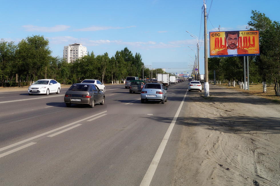 Фотография рекламного носителя, тип: Билборд 3x6, адрес: Историческая ул., поворот на Мясокомбинат, поз.2, Волгоград, Волгоградская область, Россия. Сторона А №337713