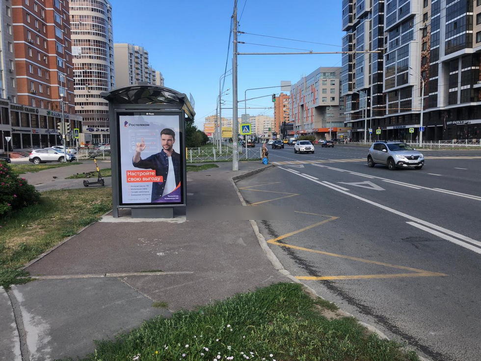 Фотография рекламного носителя, тип: Остановка 1.8x1.2, адрес: Чистопольская ул., ост."ул. Абсалямова", Казань, Республика Татарстан, Россия. Сторона Б №775833