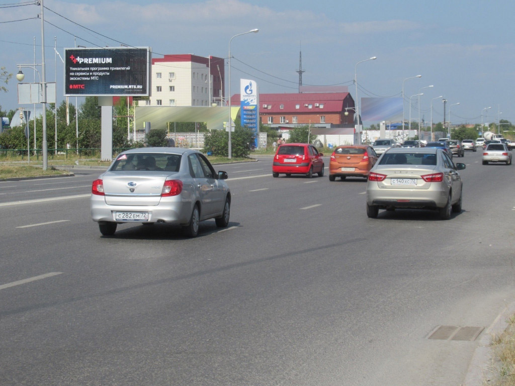 Фотография рекламного носителя, тип: Билборд 3x6, адрес: Пермякова ул., д.2а/2,, Тюмень, Тюменская область, Россия. Сторона Б1-Б3 №745353