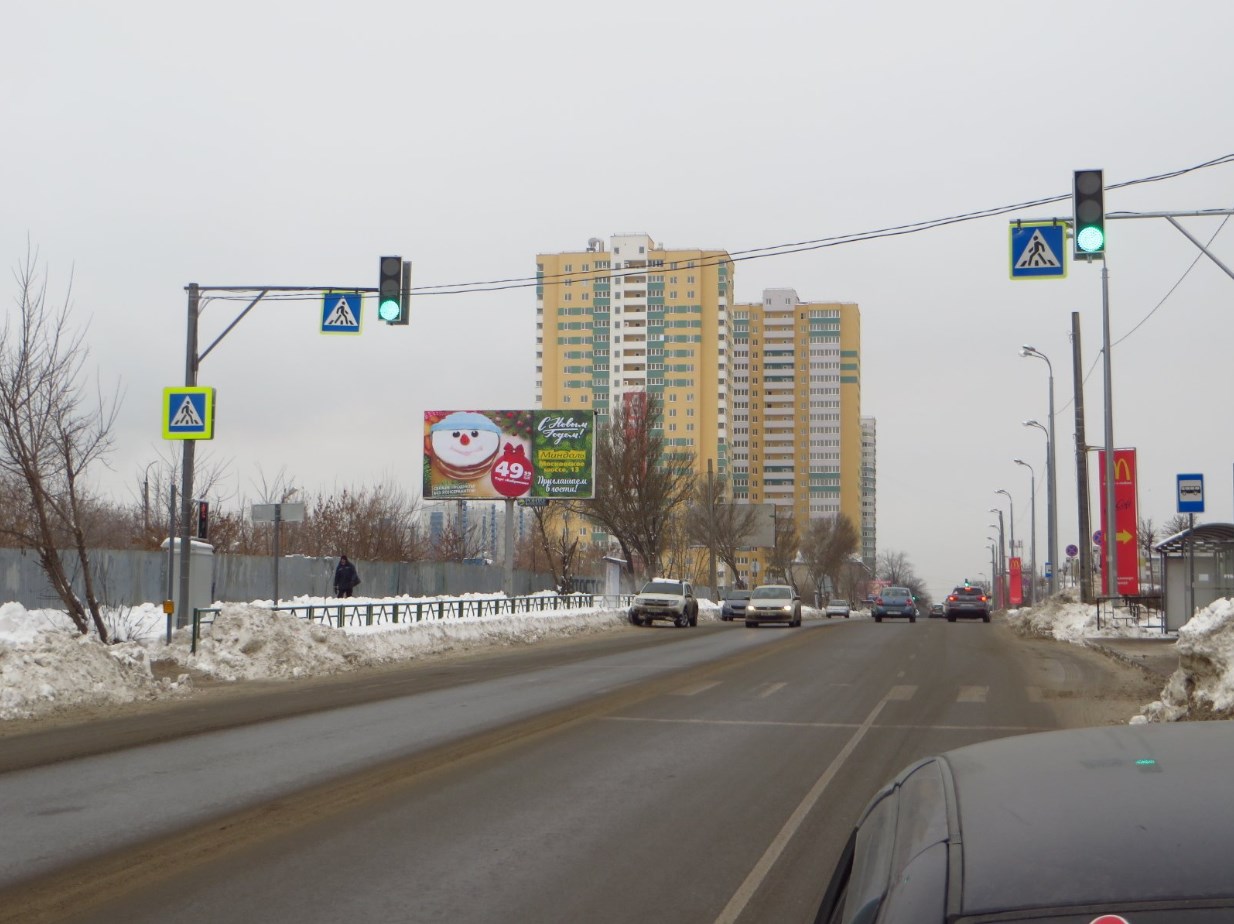Фотография рекламного носителя, тип: Билборд 3x6, адрес: Дыбенко ул. Х Энтузиастов ул., ТРК КОСМОПОРТ, Самара, Самарская область, Россия. Сторона В №660985