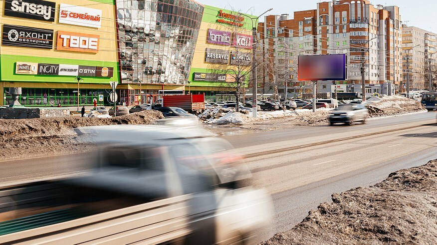 Фотография рекламного носителя, тип: Билборд 3x6, адрес: Эгерский б-р. X Хевешская ул., Чебоксары, Республика Чувашия, Россия. Сторона B №1079661