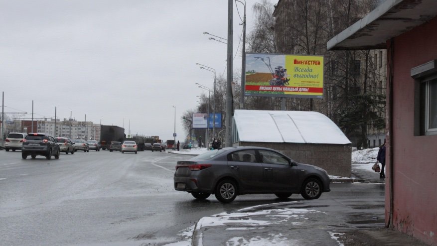 Фотография рекламного носителя, тип: Билборд 3x6, адрес: Академика Арбузова ул., напротив д.5, через дорогу, Казань, Республика Татарстан, Россия. Сторона А №679115