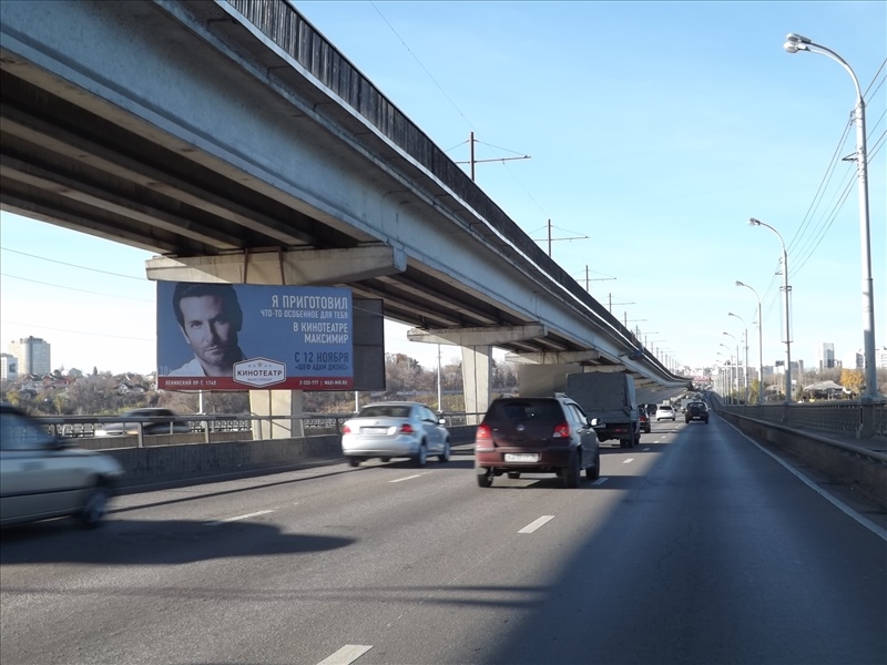 Фотография рекламного носителя, тип: Билборд 3x6, адрес: Северный мост, опора 24, Воронеж, Воронежская область, Россия. Сторона А2 №540432