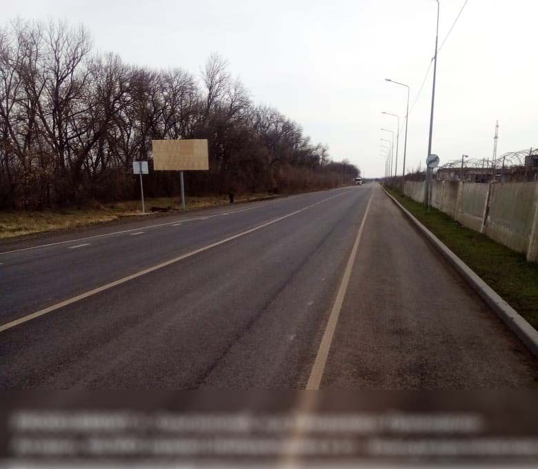 Фотография рекламного носителя, тип: Билборд 3x6, адрес: Ольгинская станица, Тимашевск-Приморско-Ахтарск а/д, 46 600м, Приморско-Ахтарск, Краснодарский край, Россия. Сторона B №840637