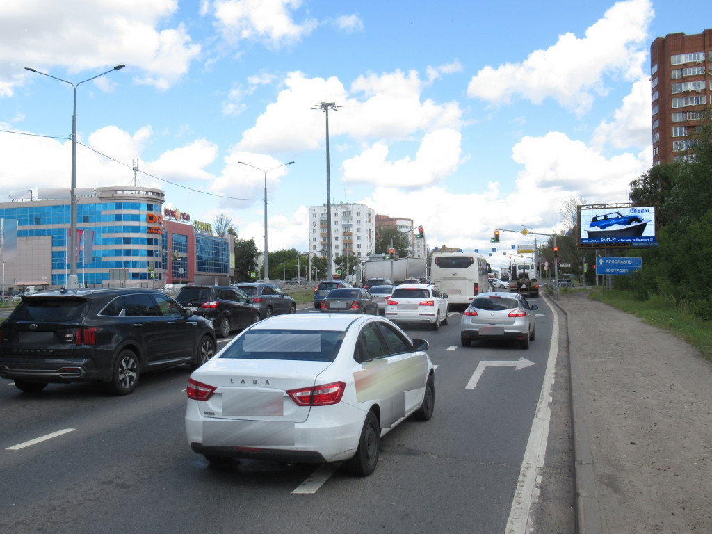 Фотография рекламного носителя, тип: Билборд 3x6, адрес: Московский пр-т. Х Калинина ул., Ярославль, Ярославская область, Россия. Сторона А12 №569167