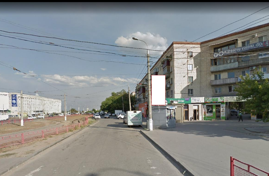 Фотография рекламного носителя, тип: Панель-кронштейн, адрес: 7-я Гвардейская ул., поз.2, Волгоград, Волгоградская область, Россия. Сторона A №1096158