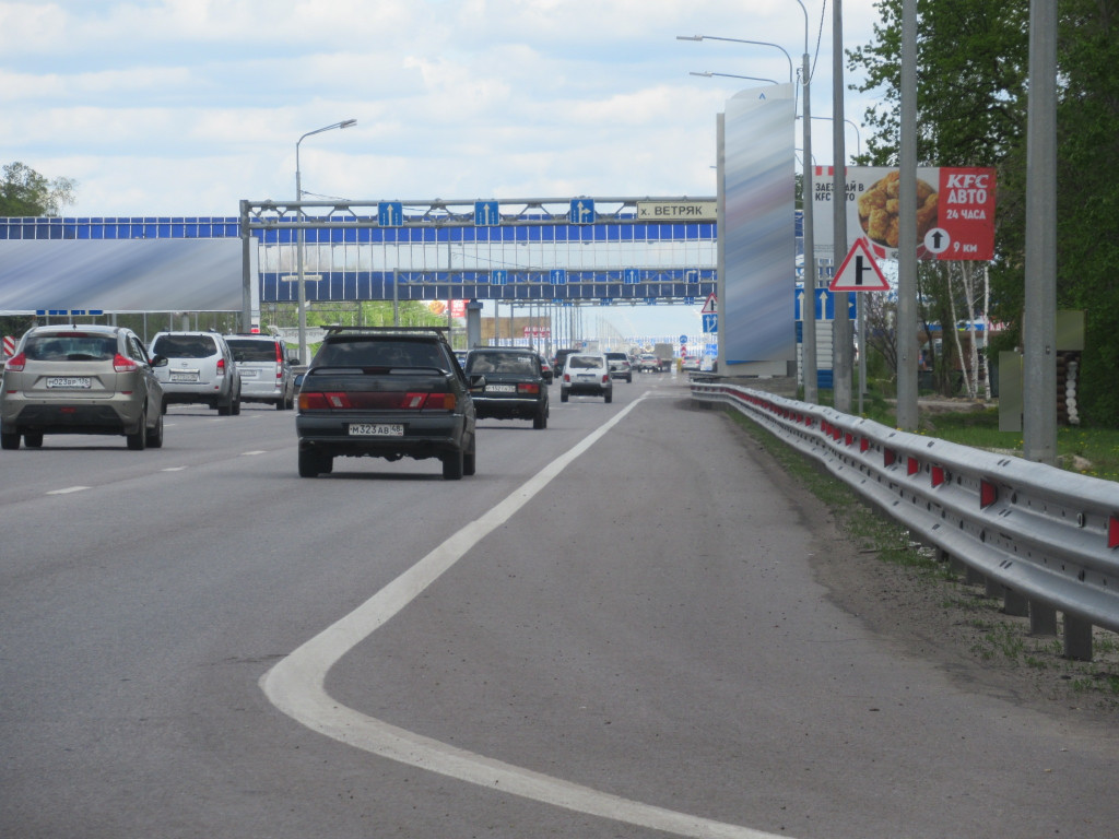 Фотография рекламного носителя, тип: Билборд 3x6, адрес: Московское ш., 1 500м до ТРЦ ГРАД, Воронеж, Воронежская область, Россия. Сторона А №636735