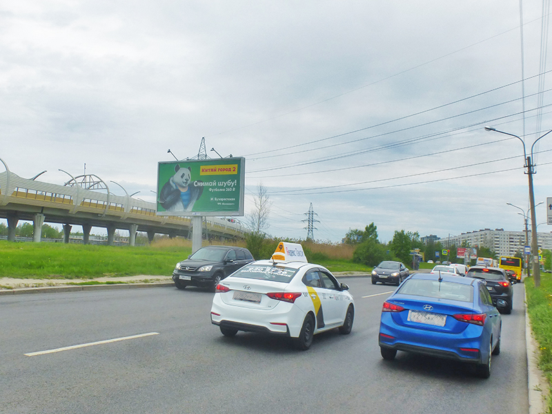 Фотография рекламного носителя, тип: Билборд 3x6, адрес: Планерная ул., д.30, Санкт-Петербург, Россия. Сторона B №635444