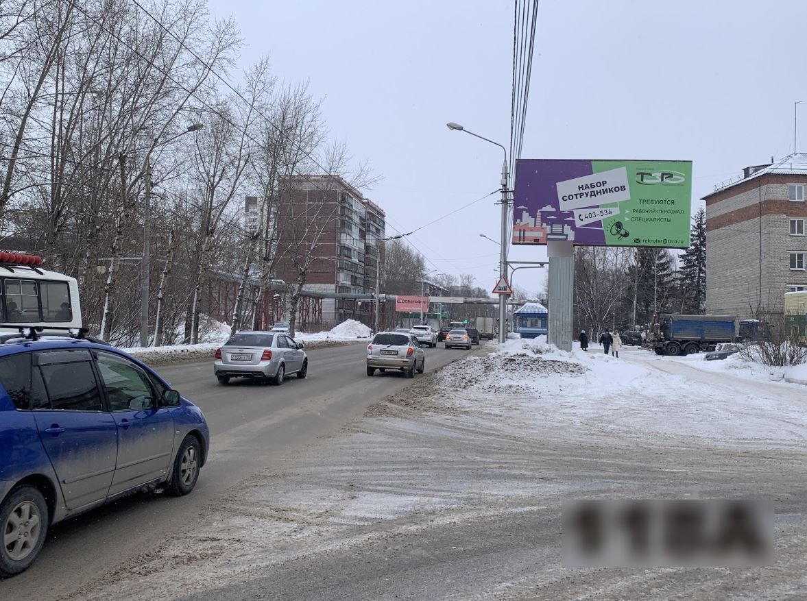 Фотография рекламного носителя, тип: Билборд 3x6, адрес: Ленина пр-т., д.217, ТЗРО, Томск, Томская область, Россия. Сторона А №960335