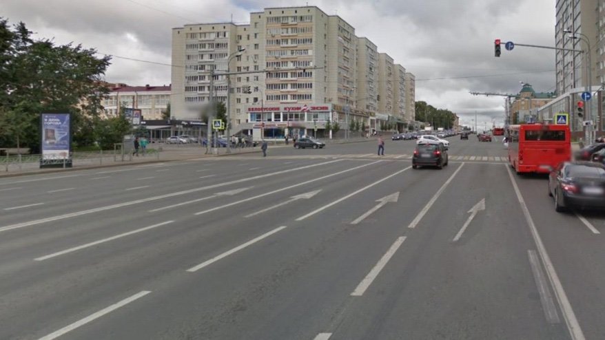 Фотография рекламного носителя, тип: Пиллар 3x1.4, адрес: Вишневского ул. Х Достоевского ул., д.44/6, Казань, Республика Татарстан, Россия. Сторона B №686131