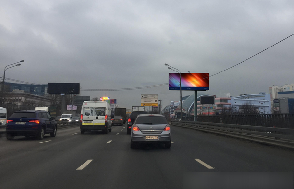 Фотография рекламного носителя, тип: Суперсайт 5x15, адрес: Ленинградское ш., 18 800м, Химки, Московская область, Россия. Сторона Аh1-Аh4 №939911