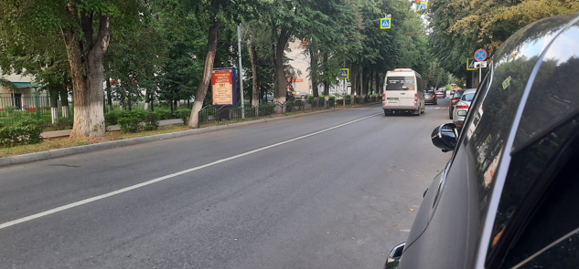 Фотография рекламного носителя, тип: Ситиформат 1.8x1.2, адрес: Октябрьская ул., д.15, Воскресенск, Московская область, Россия. Сторона Б №1007398