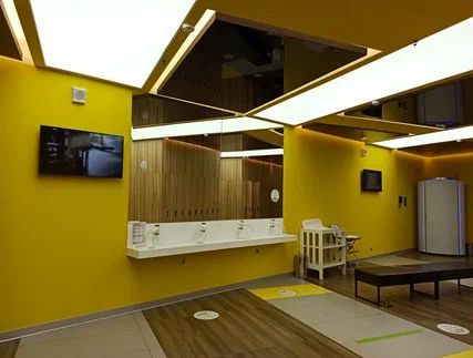 Фотография рекламного носителя, тип: Видеоэкран, адрес: Фитнес-центр «X-Fit Сердце Столицы», Шелепихинская наб., д.34, корп.2, Москва, Россия. Сторона/вариант 11 №980245