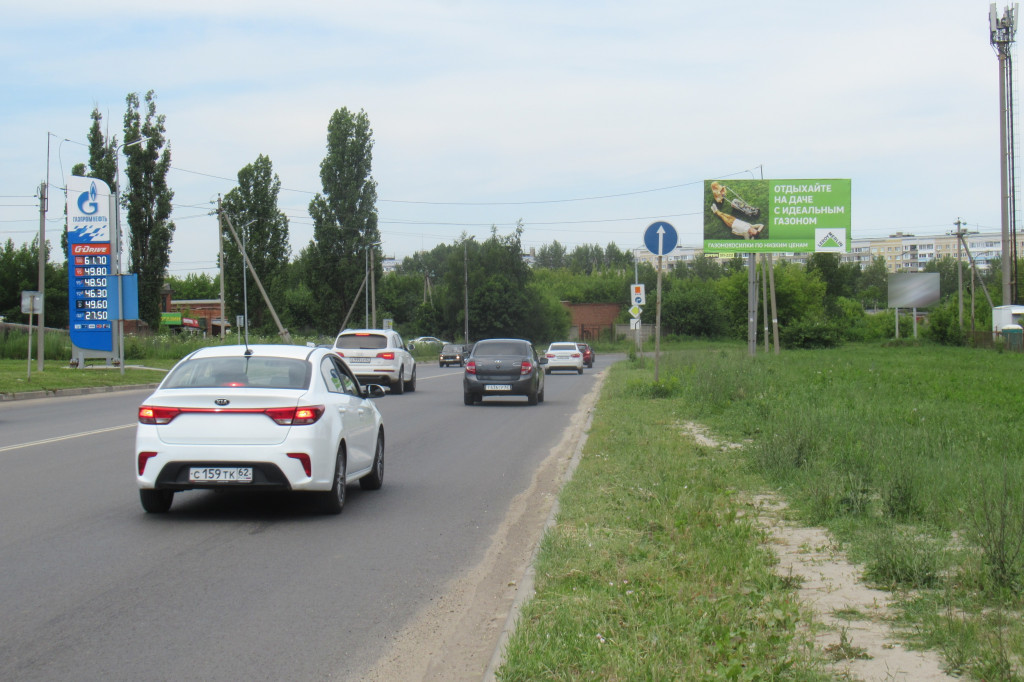 Фотография рекламного носителя, тип: Билборд 3x6, адрес: Восточная Окружная а/д, д.27, корп.3, Рязань, Рязанская область, Россия. Сторона А №793786