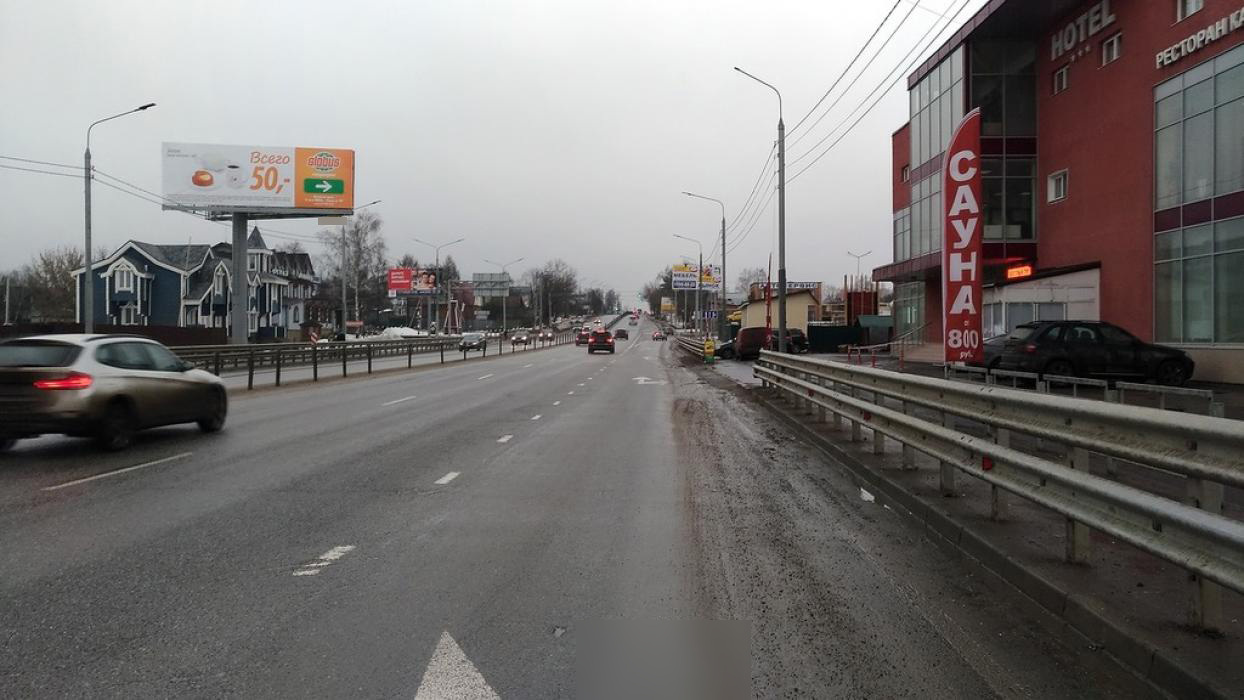 Фотография рекламного носителя, тип: Суперсайт 5x15, адрес: Юдино д., д.55Б, Одинцово, Московская область, Россия. Сторона Б1 №522990