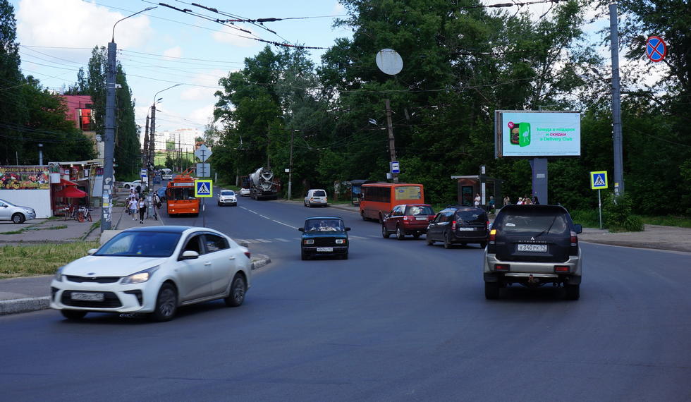Фотография рекламного носителя, тип: Билборд 3x6, адрес: Рокоссовского ул. Х Генерала Ивлиева ул., поз.1, Нижний Новгород, Нижегородская область, Россия. Сторона A1-A10 №813770