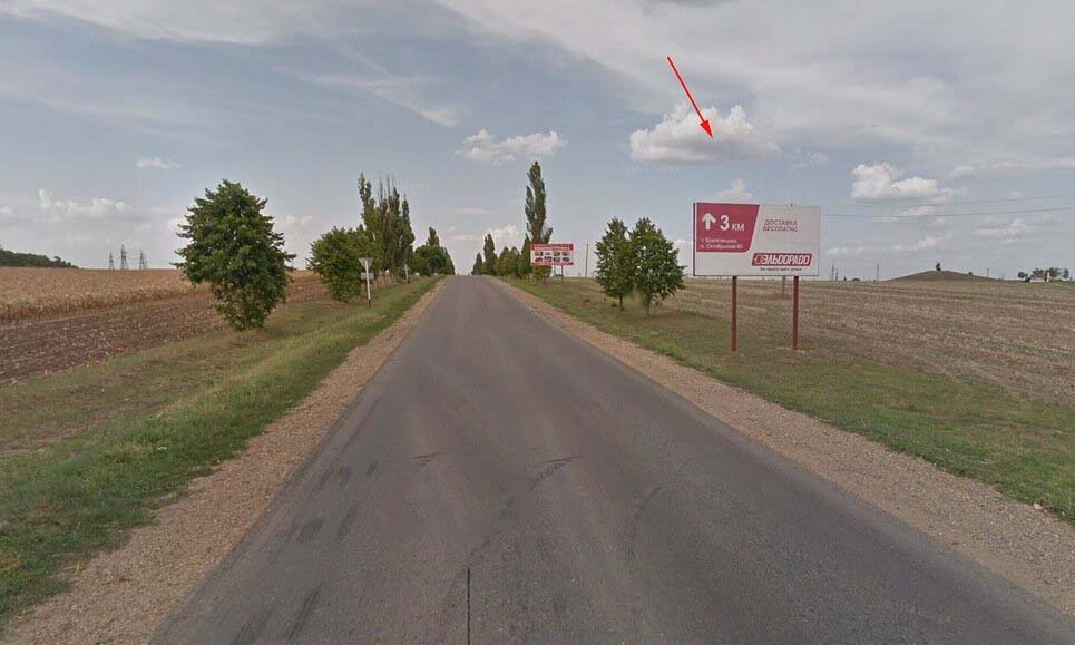 Фотография рекламного носителя, тип: Билборд 3x6, адрес: Брюховецкая ст., Олега Кошевого ул., поз.1, Краснодарский край, Россия. Сторона А №720474