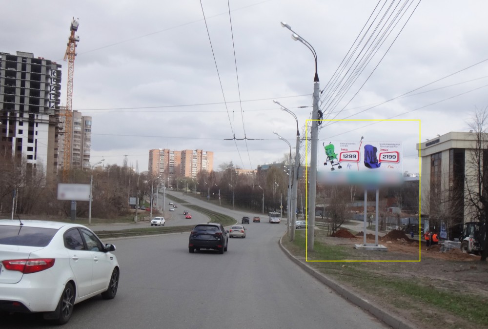 Фотография рекламного носителя, тип: Билборд 3x6, адрес: Кирова ул., деловой центр "Бета", Ижевск, Республика Удмуртия, Россия. Сторона A №785679