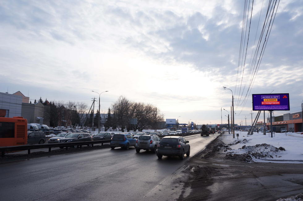 Фотография рекламного носителя, тип: Билборд 3x6, адрес: Комсомольское ш., д.28, Нижний Новгород, Нижегородская область, Россия. Сторона A1-А10 №993214