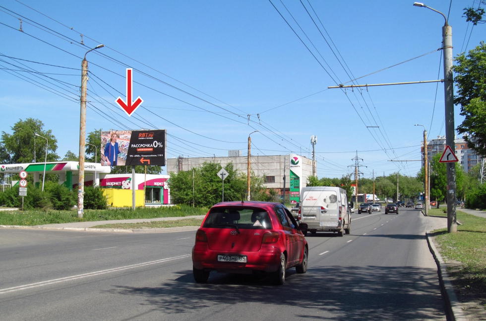 Фотография рекламного носителя, тип: Билборд 3x6, адрес: Новороссийская ул. Х Гагарина ул., Челябинск, Челябинская область, Россия. Сторона В №373848