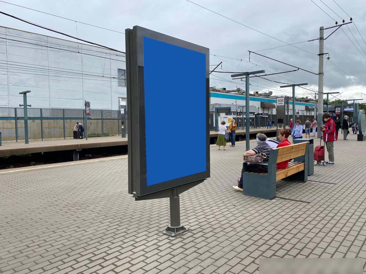 Фотография рекламного носителя, тип: Ситиформат 1.8x1.2, адрес: Текстильщики ст., середина платформы, Москва, Россия. Сторона А2 №939622