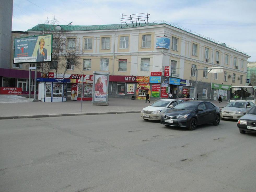 Фотография рекламного носителя, тип: Пиллар 3x1.4, адрес: Гончарова ул., д.23, Ульяновск, Ульяновская область, Россия. Сторона А2 №1027667